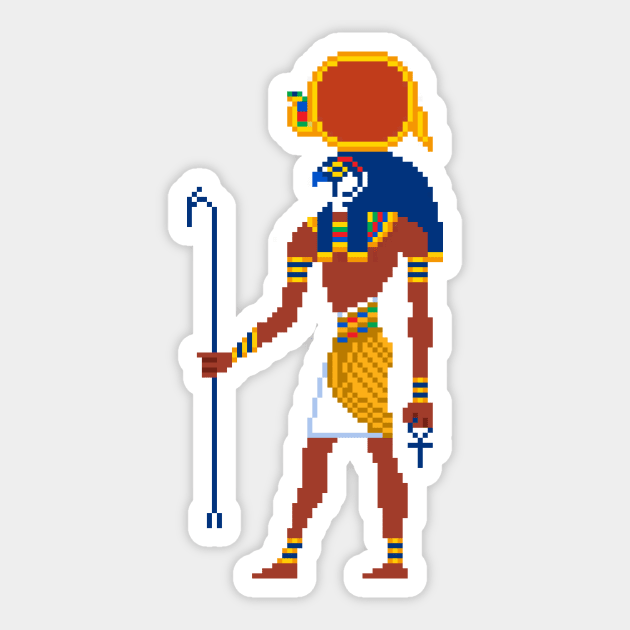 Ra pixel art Sticker by PXLFLX